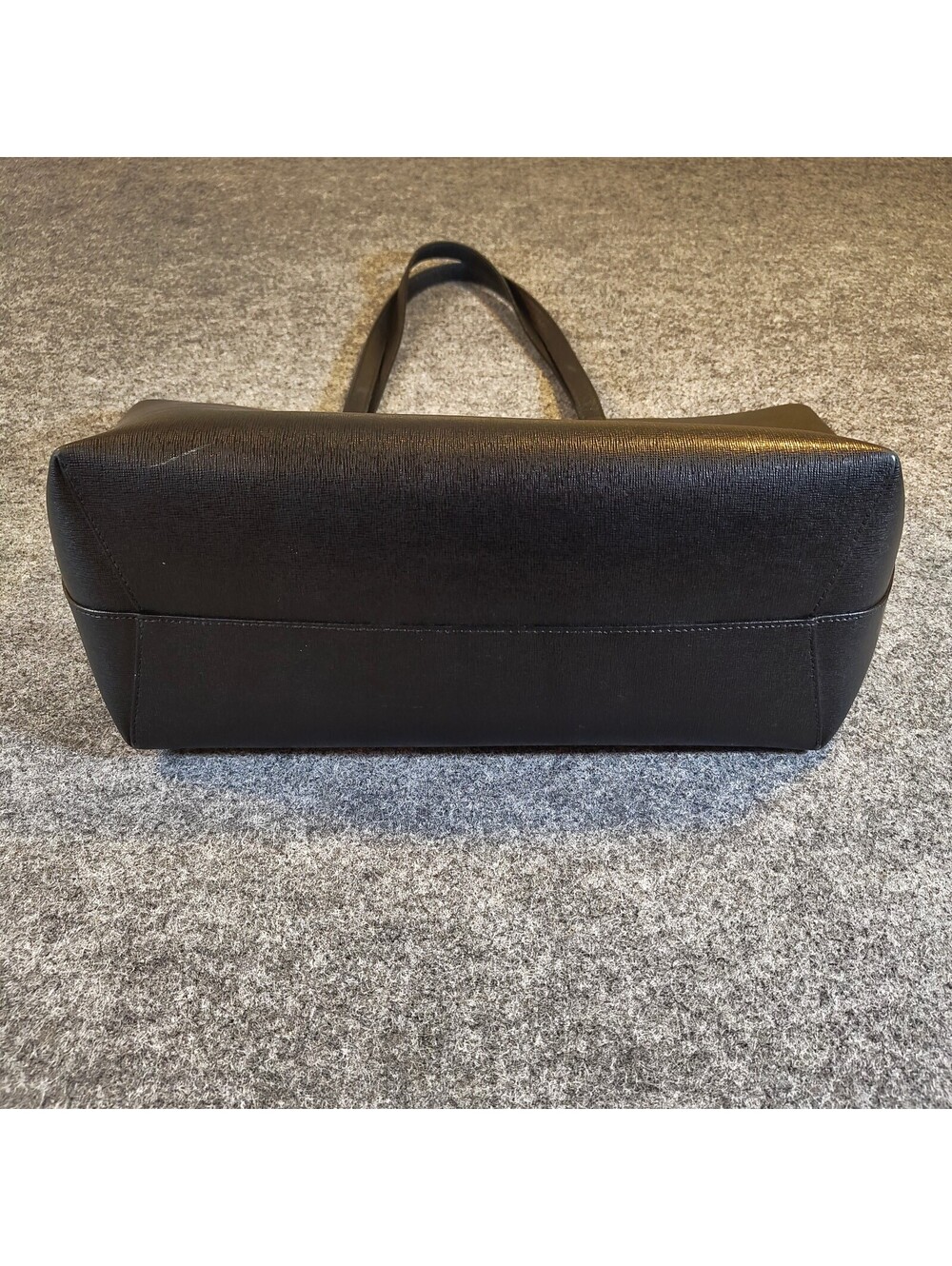 Mansur Gavriel Black Leather Tote Bag - Picture 5 of 6